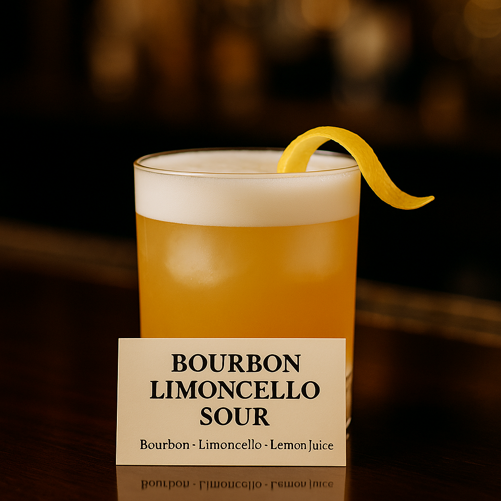 1. Lemon Bourbon Smash