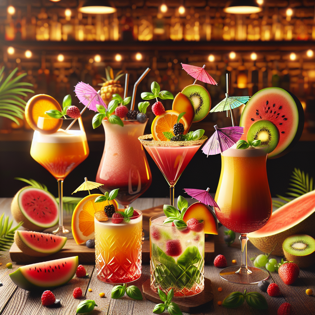 Party Cocktail Menu