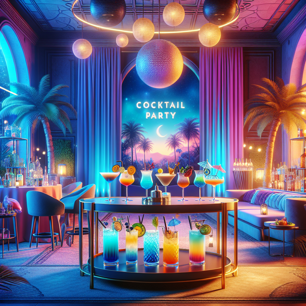 Party Cocktail Menu