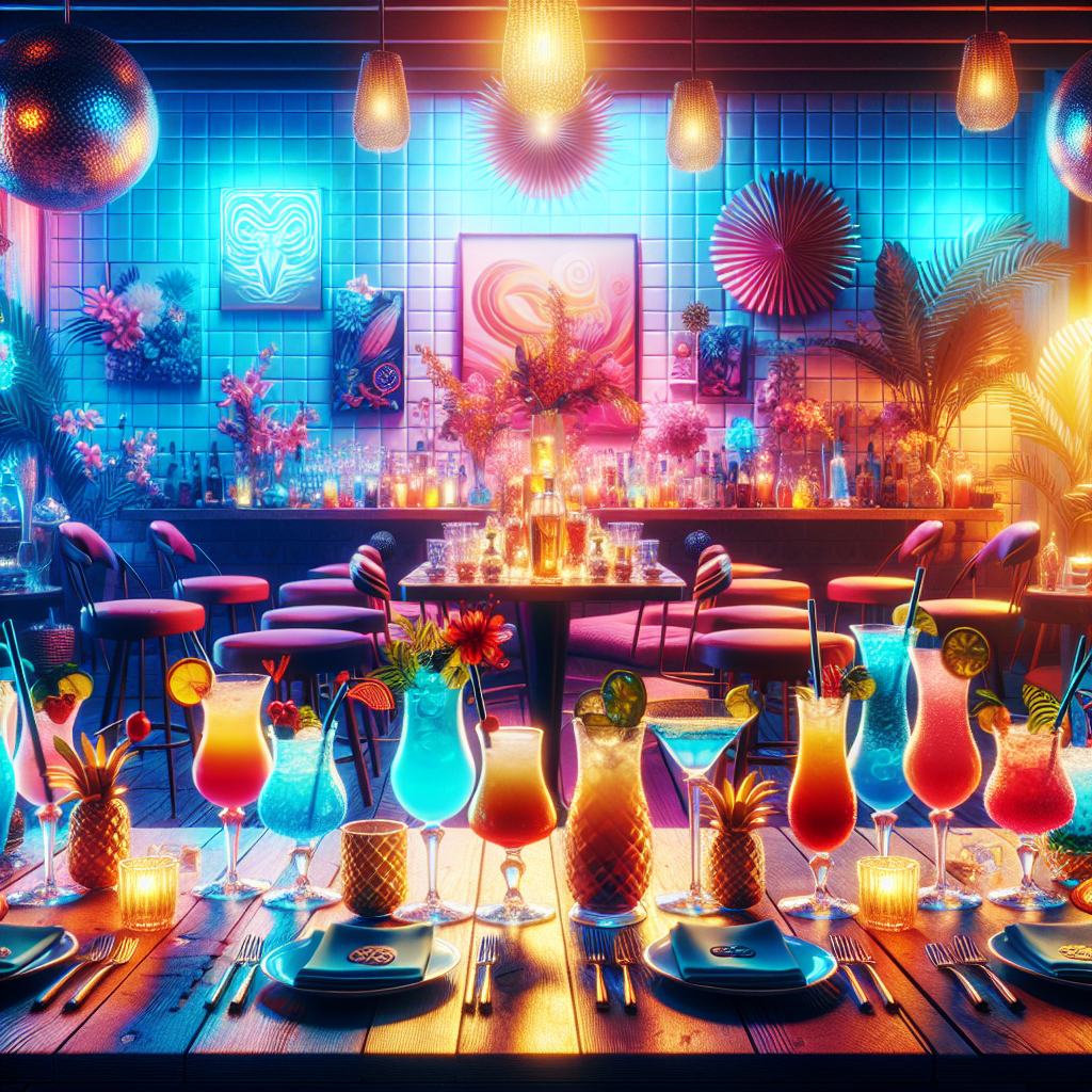 Party Cocktail Menu