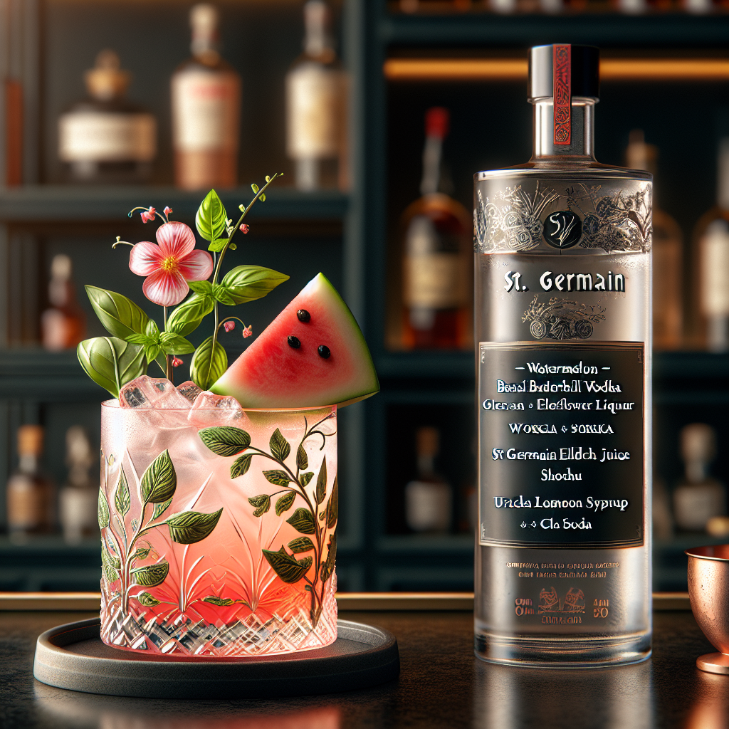 Basil Watermelon Highball