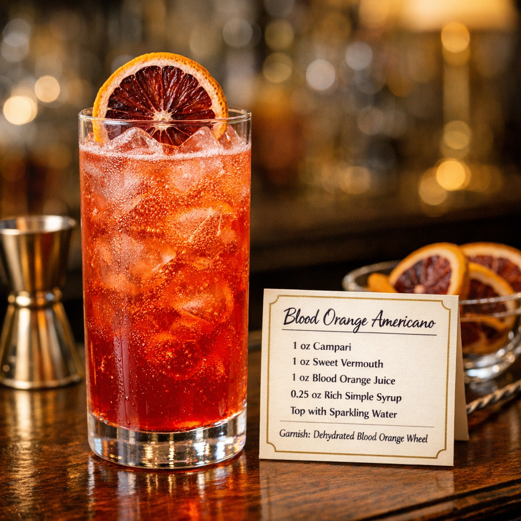 Blood Orange Americano Twist