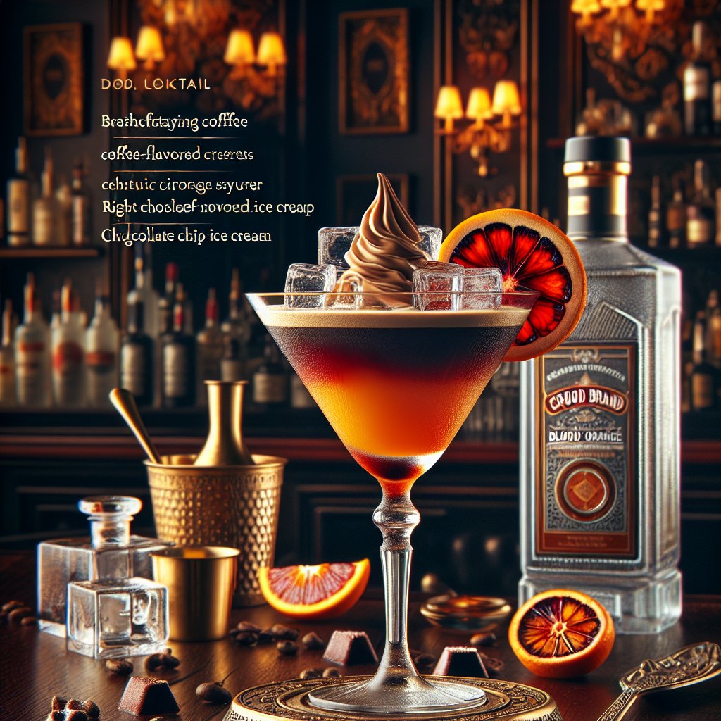 Blood Orange Mocha Martini