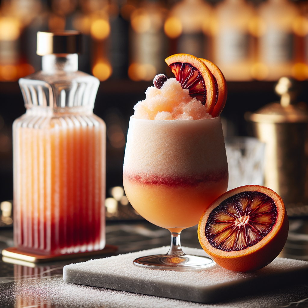 Blood Orange White Russian Slush