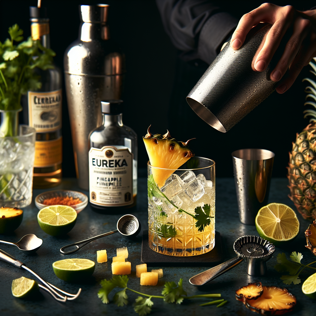 Caramelized Pineapple Serrano Smash