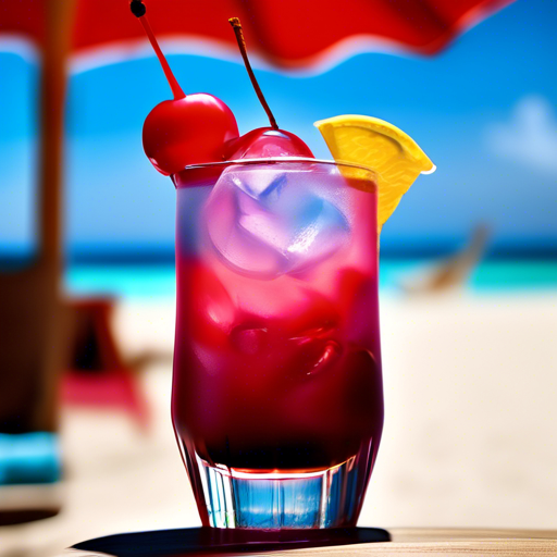 Cherry Twist Delight, Bold cocktail with cherry kirschwasser and ...