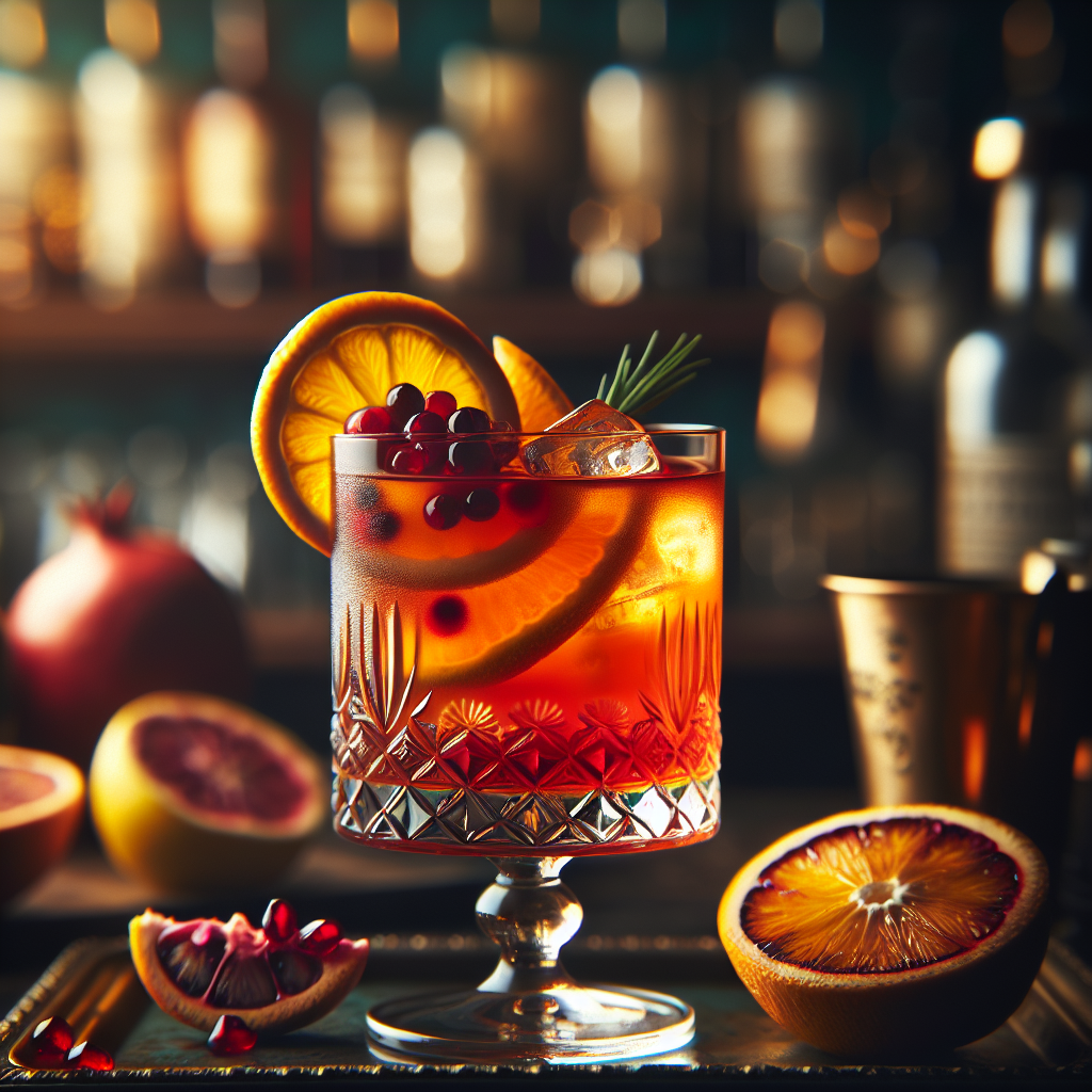 Crimson Crescent Sazerac