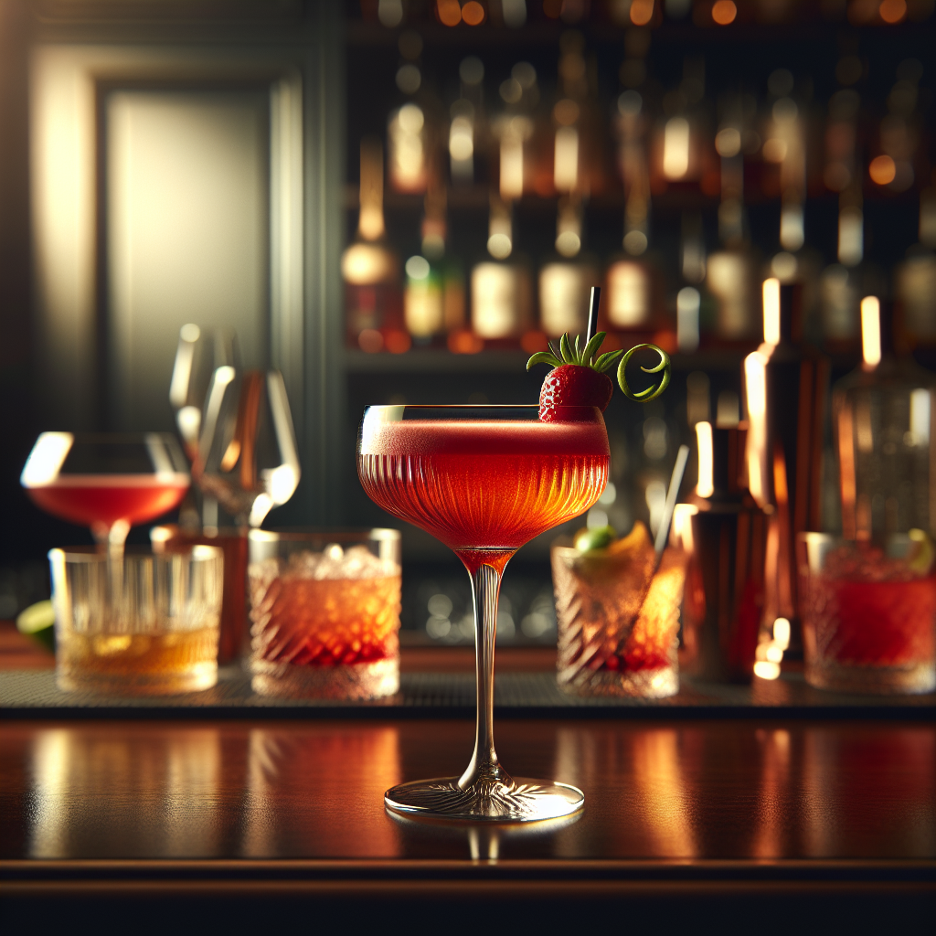 Crimson Sunburst Daiquiri