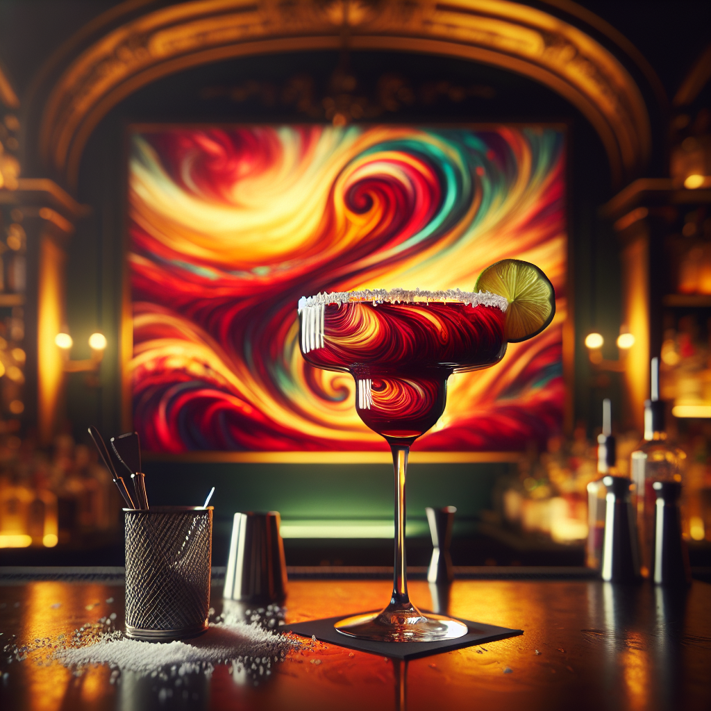 Crimson Sunset Margarita