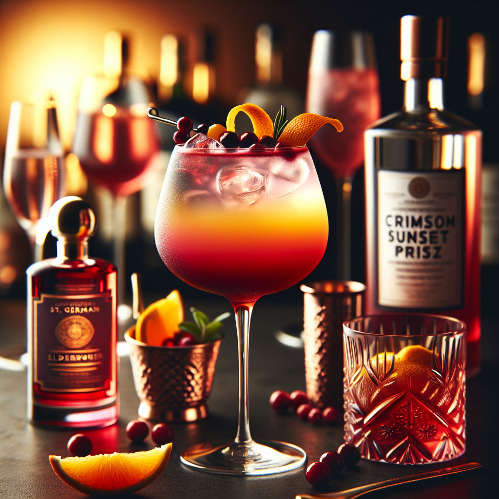 Crimson Sunset Spritz