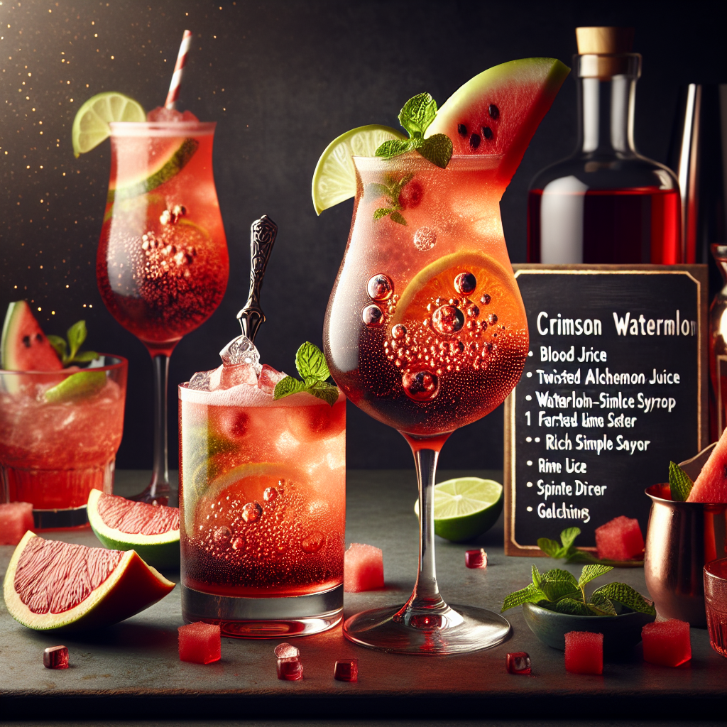 Crimson Watermelon Fizz