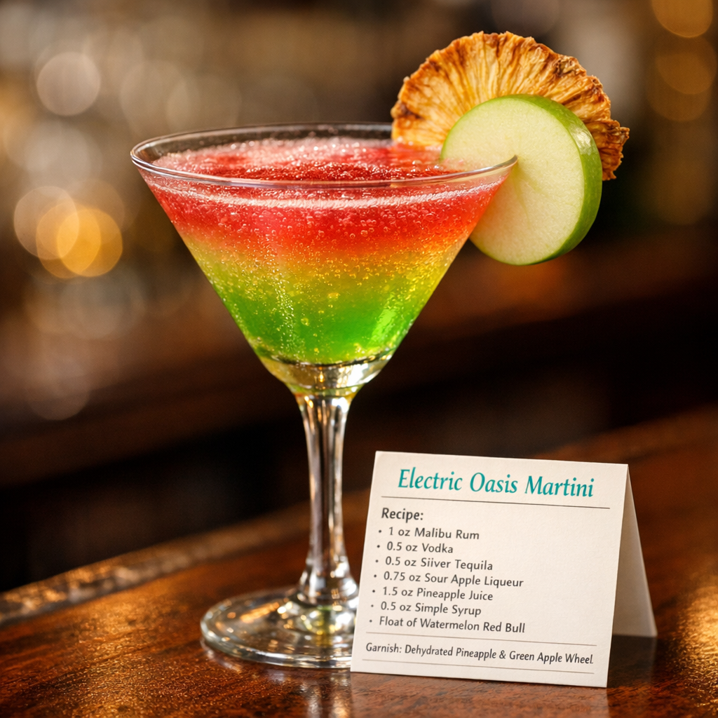Electric Oasis Martini