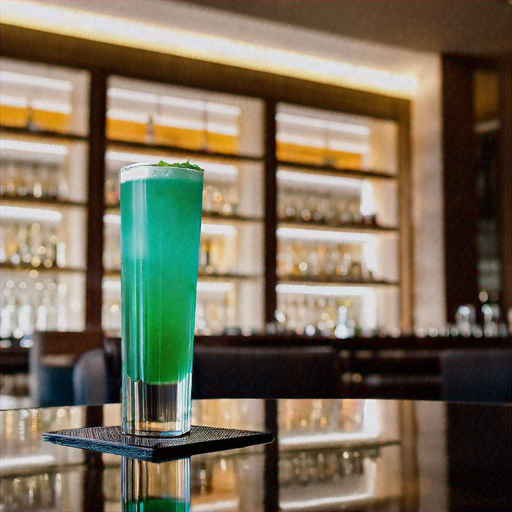 Emerald Enigma, Vibrant and refreshing Emerald Enigma cocktail
