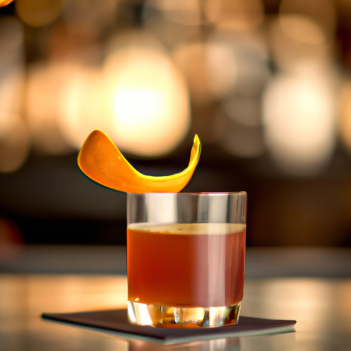 Fat Washed Bourbon Old Fashioned AI Generated Cocktail Recipe