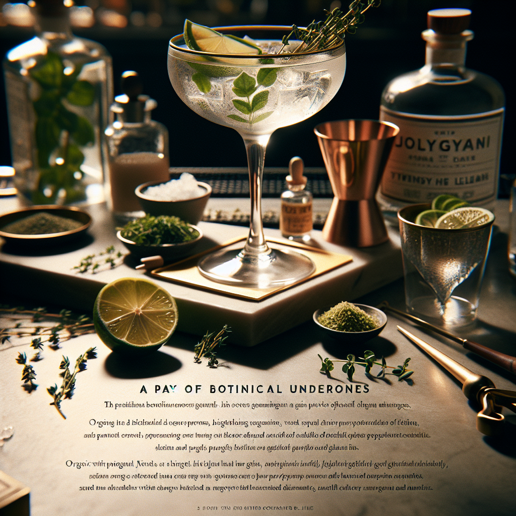 Gilded Garden Martini