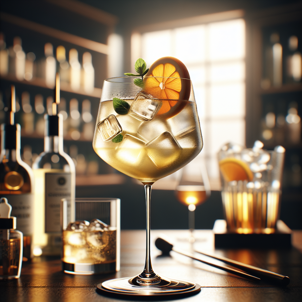 Golden Citrus Chardonnay Spritz