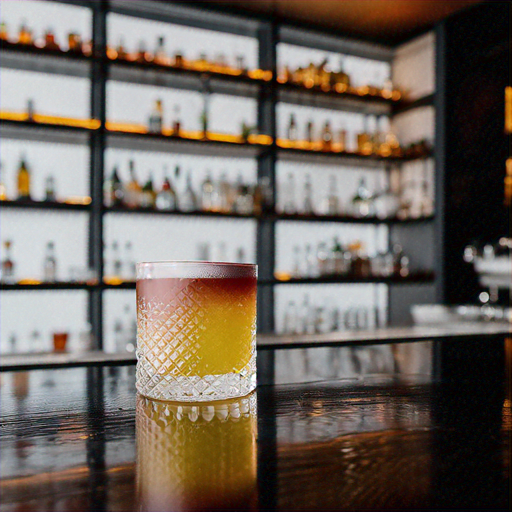 Hope on the Rocks, Hopeful whiskey cocktail with herbal and citrus notes