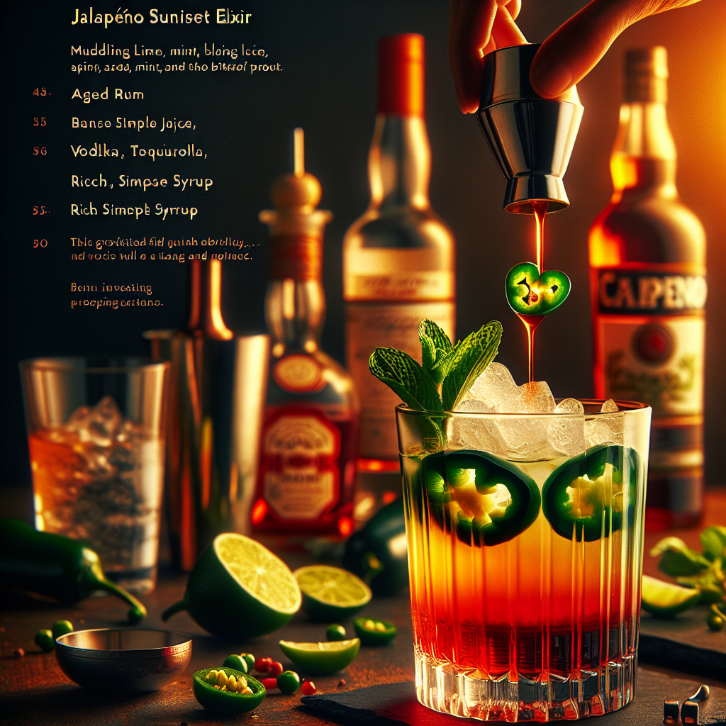 Jalapeño Sunset Elixir