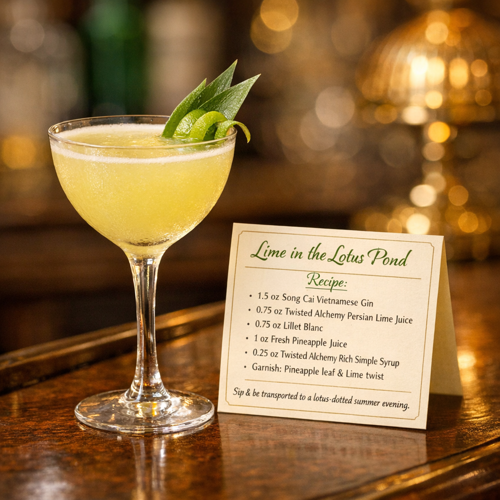 Lime in the Lotus Pond