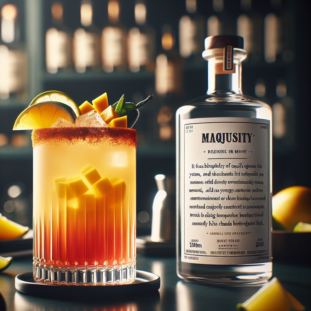 Mango Chamoy Yuzu Tequila Fizz