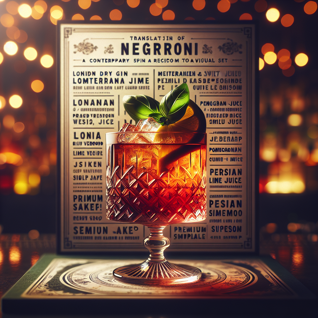 MediterrAsian Negroni