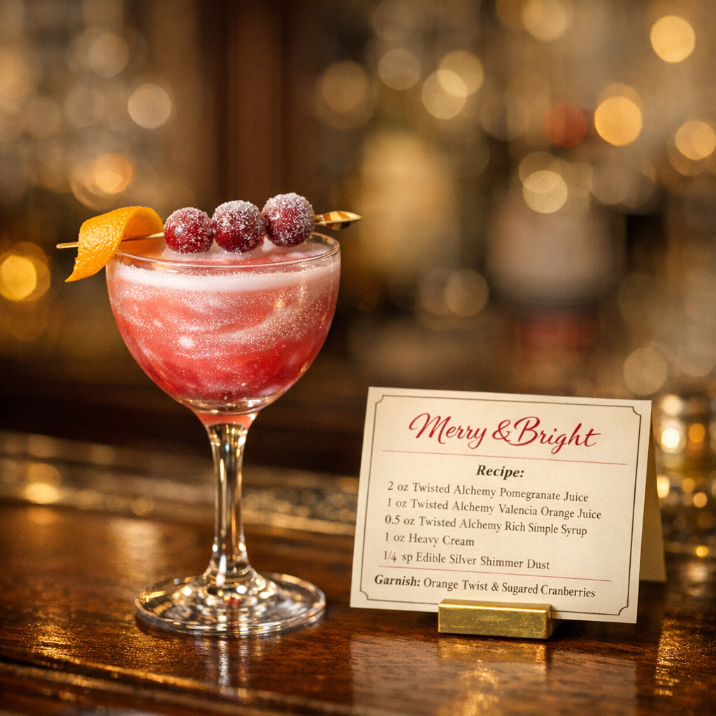 Merry & Bright Shimmer Mocktail