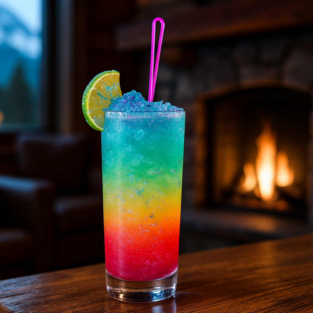 Neon Nocturne Cocktail