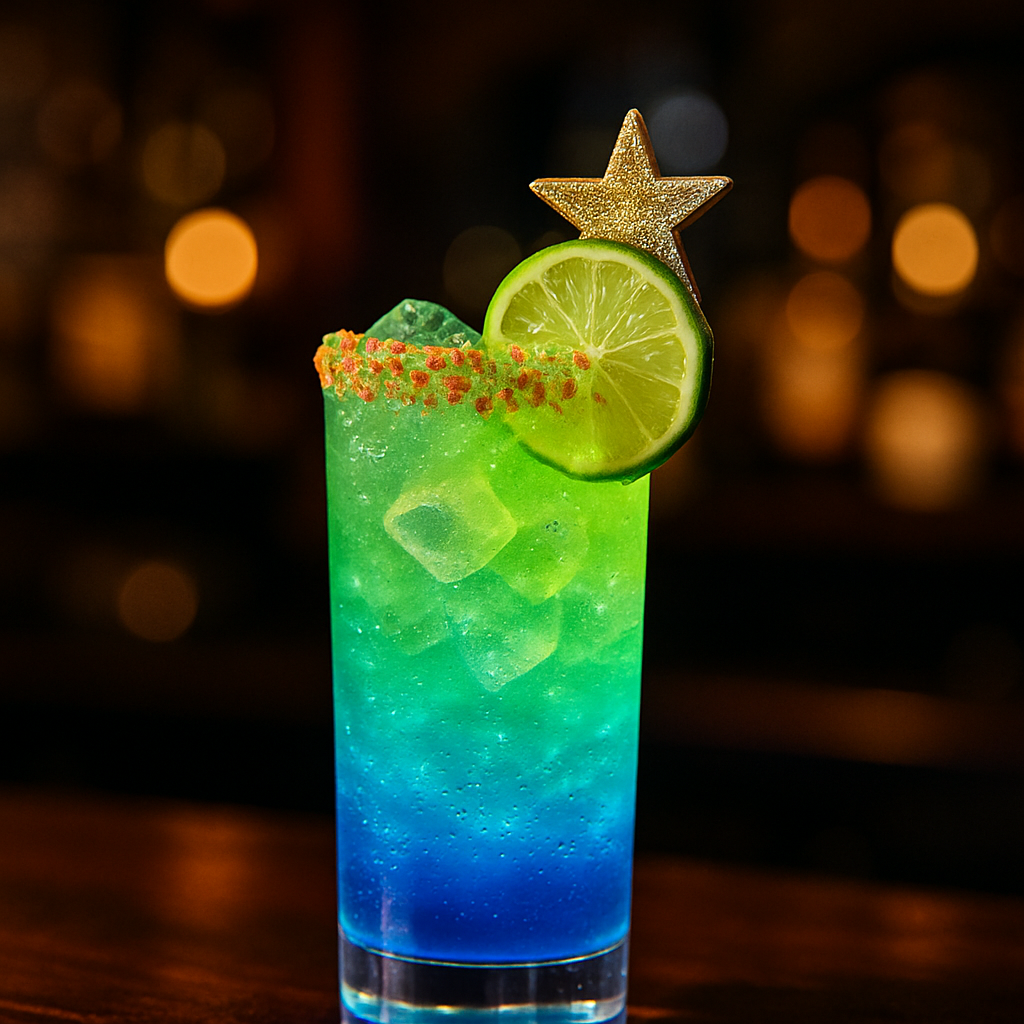 Neon Pulse Cocktail