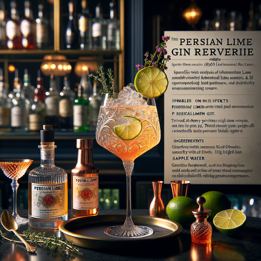 Persian Lime Gin Reverie