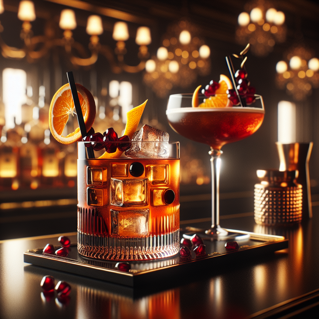 Pomegranate Old Fashioned Twist