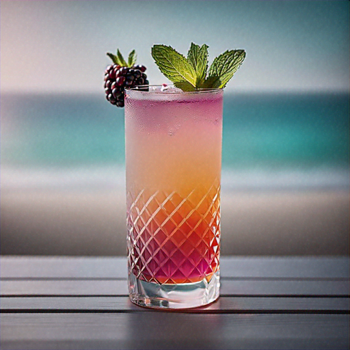 Raspberry Grapefruit Garden Fizz