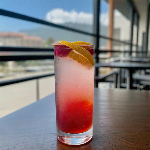 Raspberry Grapefruit Sunset