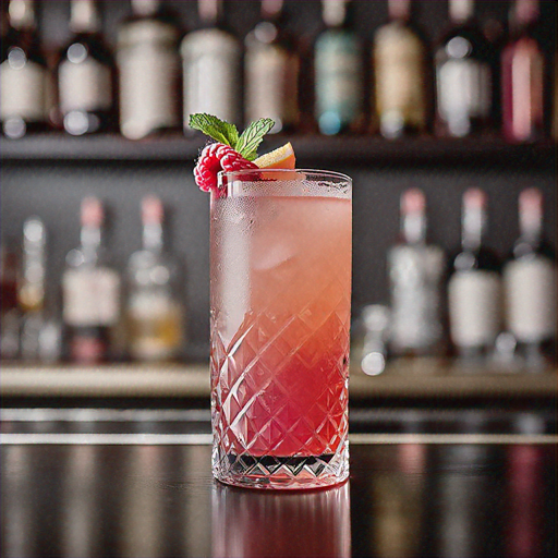 Raspberry Mint Blueberry Spritz