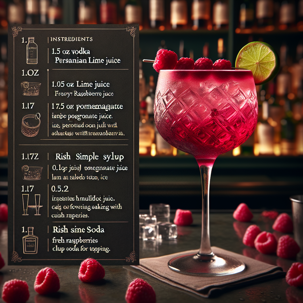 Raspberry Pom Lime Twist