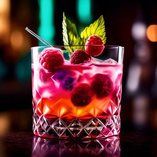 Raspberry Raverie Raspberry Rum Reverie, Fruity, floral, minty Raspberry Rum Reverie with ...