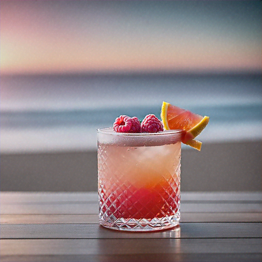 Raspberry Sunrise Sour