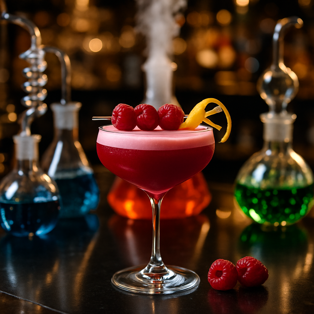 Raspberry Velvet Elixir, Luxurious blend of rich flavors in a velvety ...