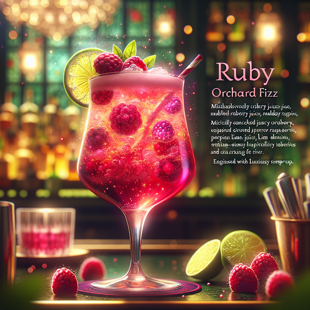 Ruby Orchard Fizz