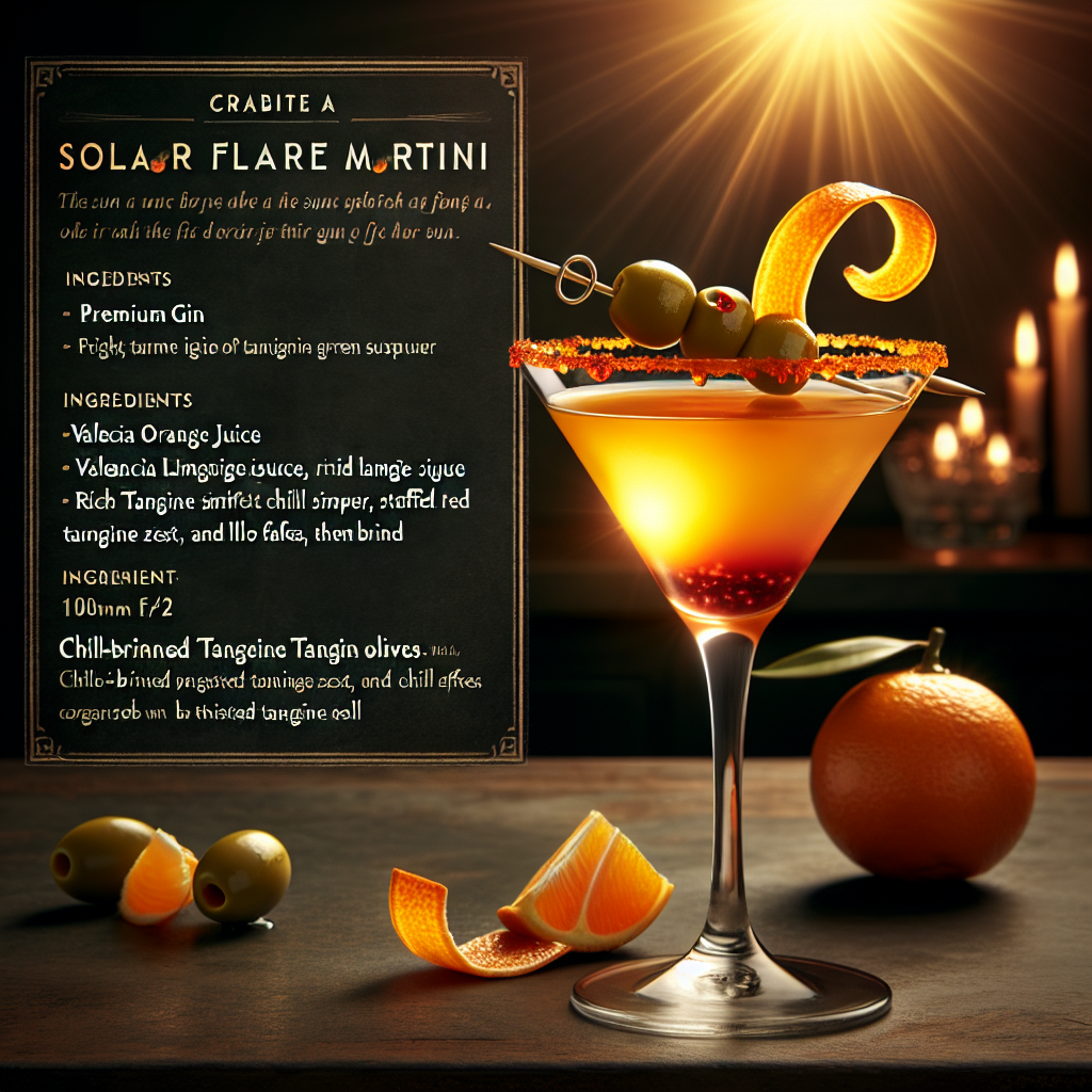 Solar Flare Martini