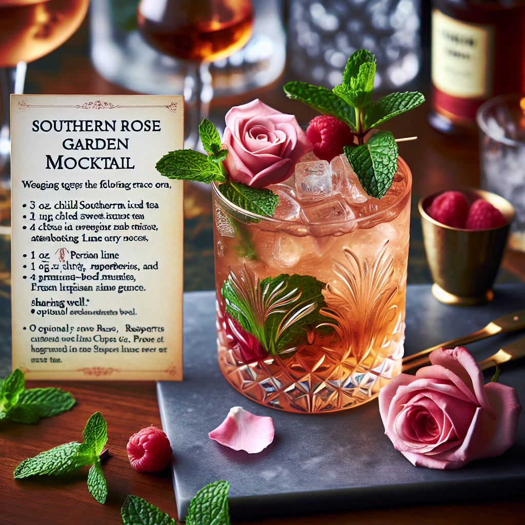 Southern Rose Garden Mocktail