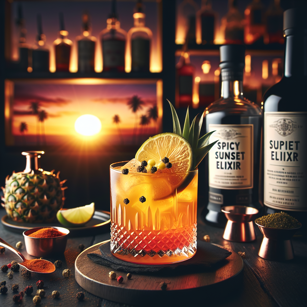 Spicy Sunset Elixir