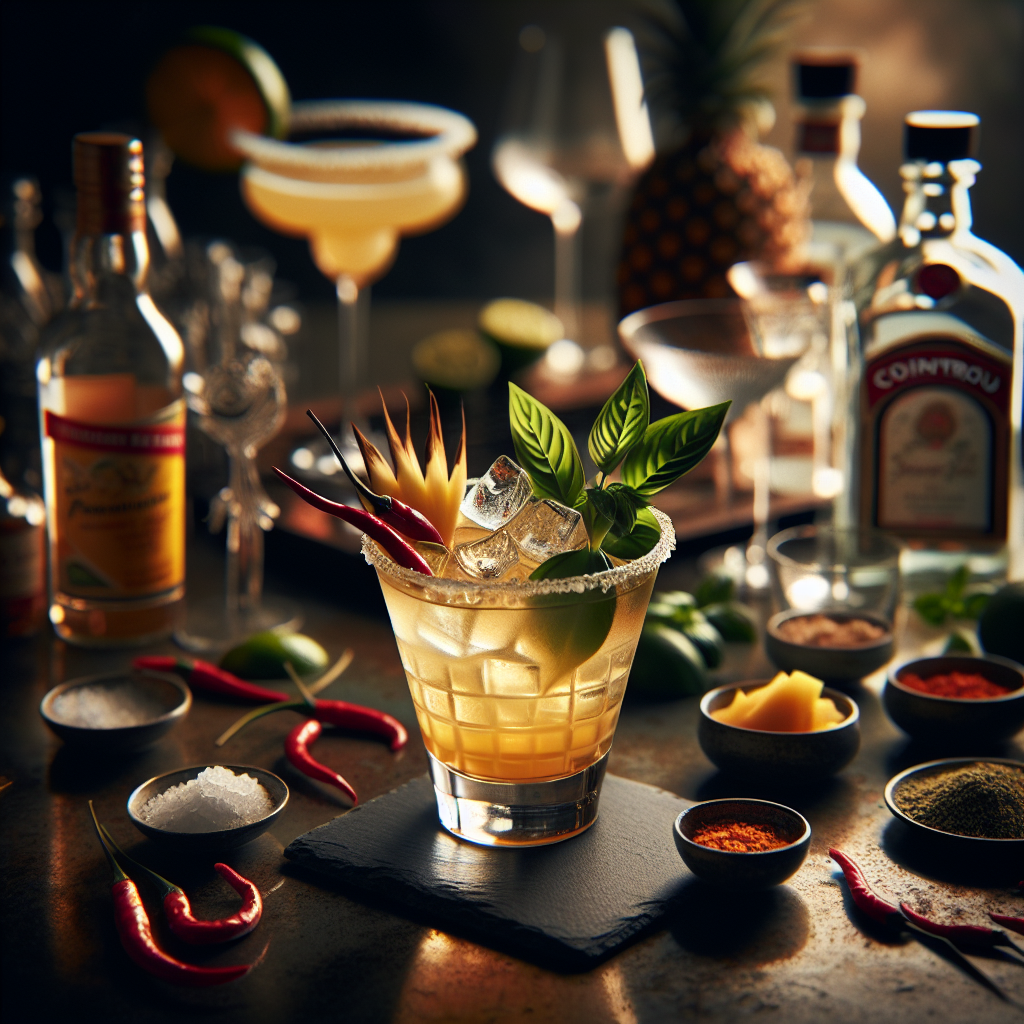 Spicy Thai Pineapple Margarita