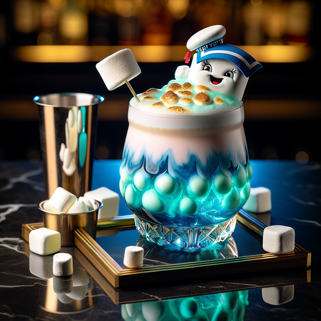 Stay Puft Surprise, Nostalgic cocktail inspired by Stay Puft ...