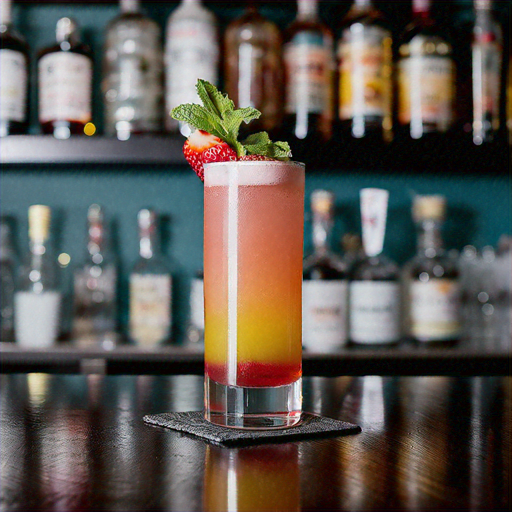 Strawberry Mint Colada Splash