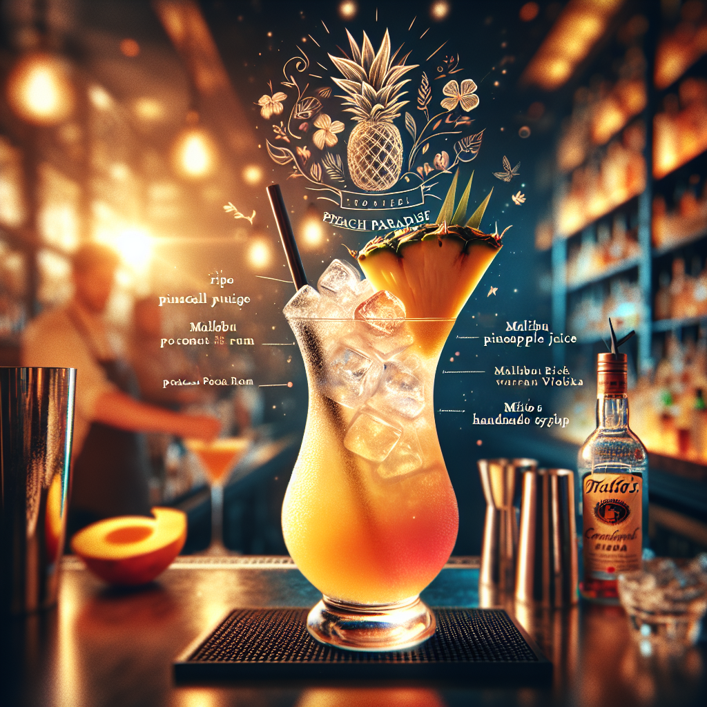 Tropical Peach Paradise