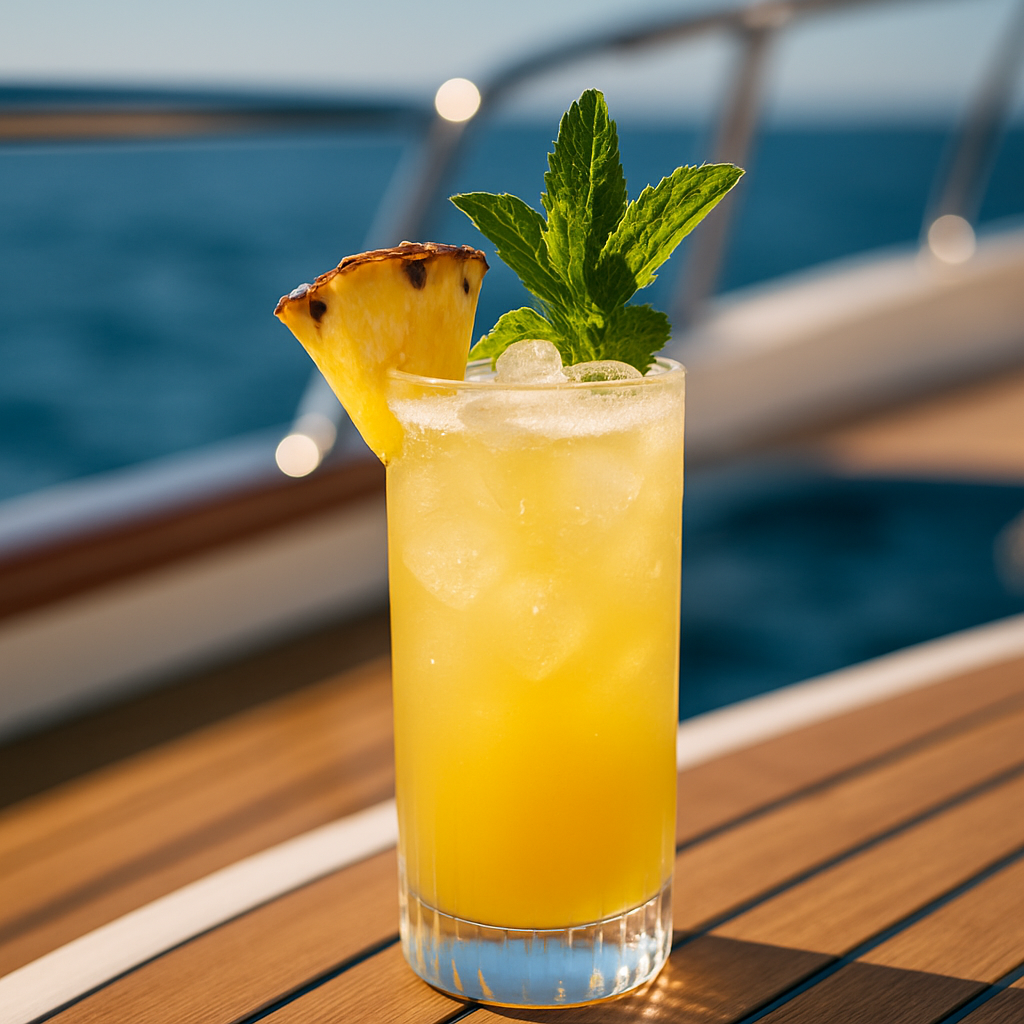 Tropical Pineapple Breeze, Revitalizing summer cocktail with pineapple ...