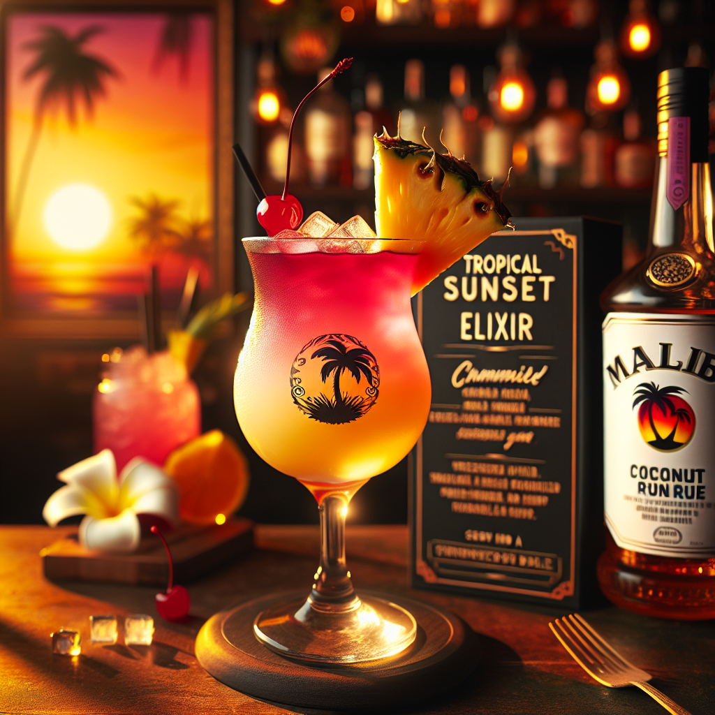 Tropical Sunset Elixir