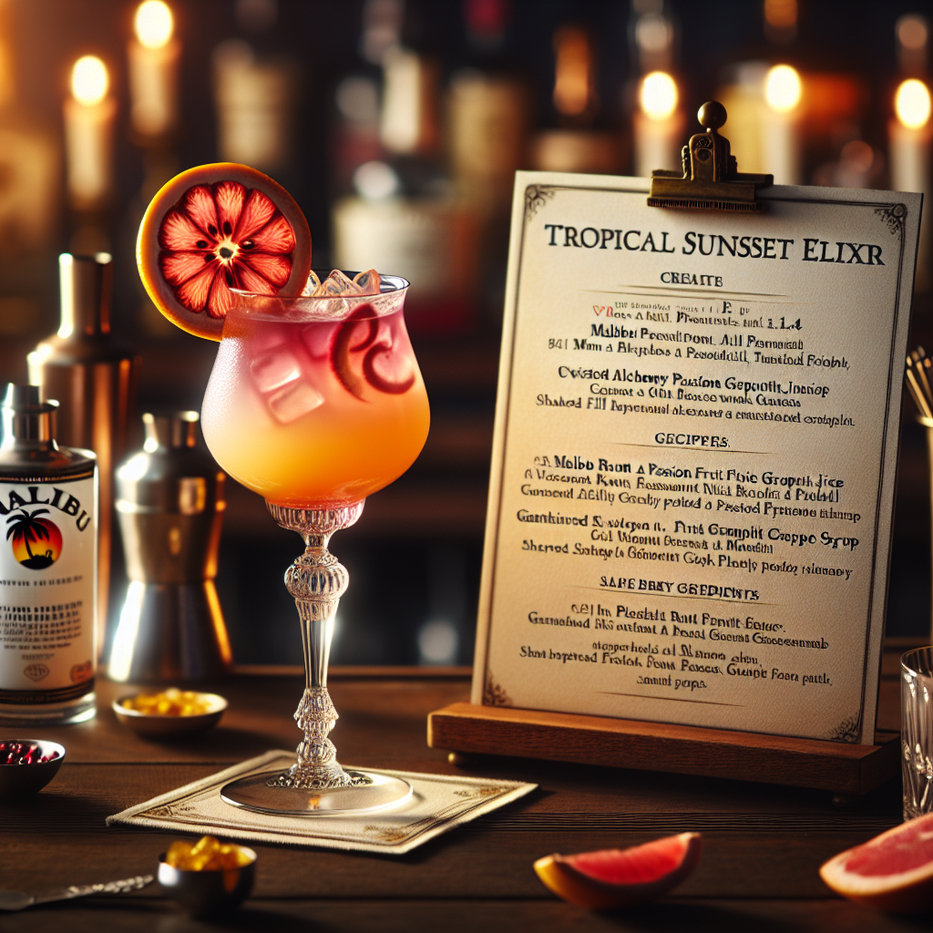 Tropical Sunset Elixir