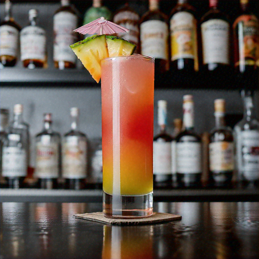 Tropical Sunset Splash