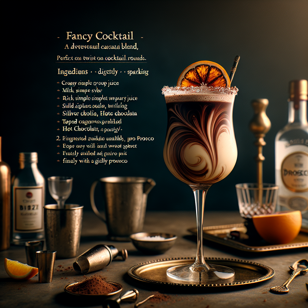 Twisted Chocolate Citrus Fizz